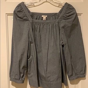 J.Crew Puffed Smock Top
